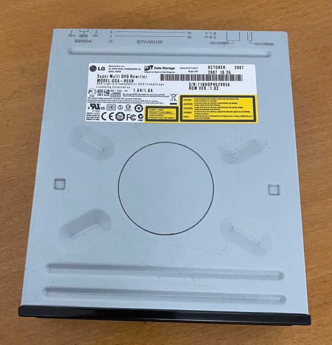 Gravador DVD's interno IDE PC LG GSA-H55N em muito bom estado