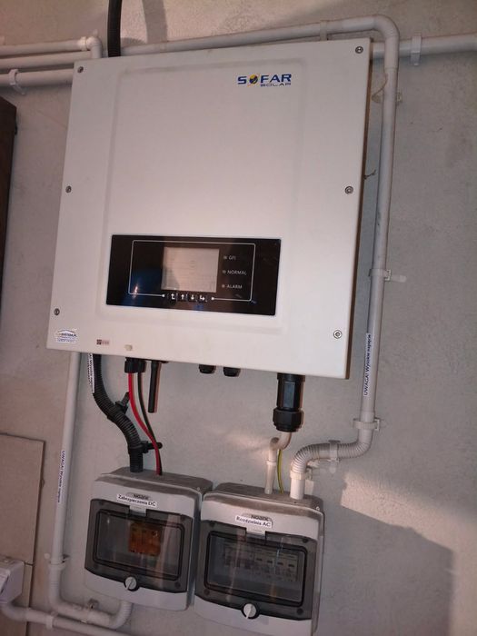 Okazja!!Instalacja fotowoltaiczna 4,42 kW
