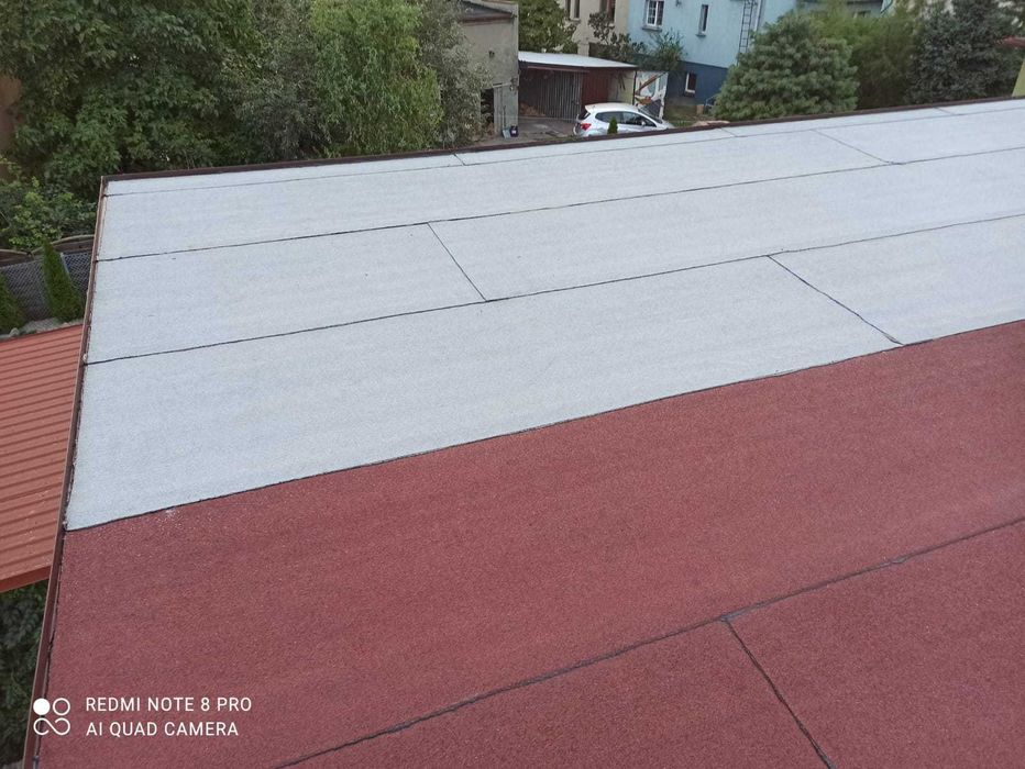 Dekarz zgrzewanie papy płaski dach styropapa usługi dekarskie