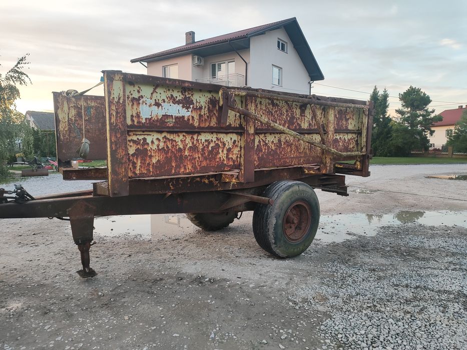 Przyczepa Skorupowa wywrotka jednoosiowa 8t