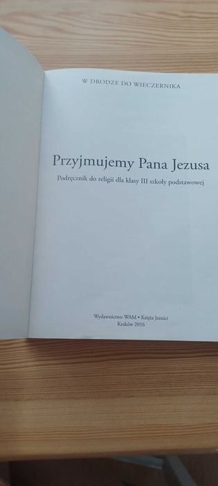 Przyjmujemy Pana Jezusa 3 podręcznik WAM