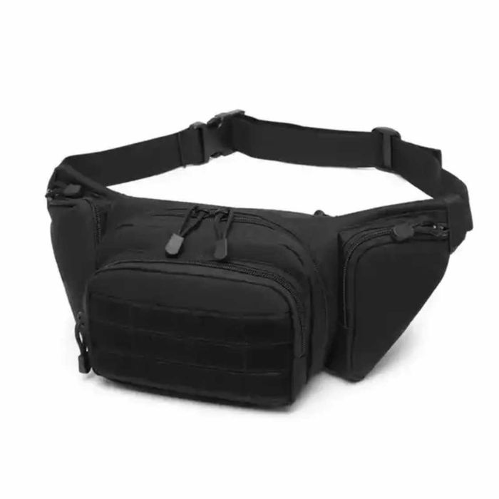 Bolsa Táctica de Cintura Impermeável para Moto
