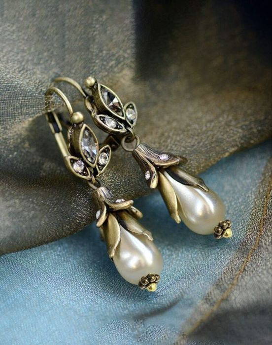 Brincos Vintage Perola