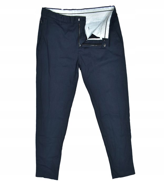 Emporio Armani Essential Bawełniane Spodnie Męskie Chinosy 48