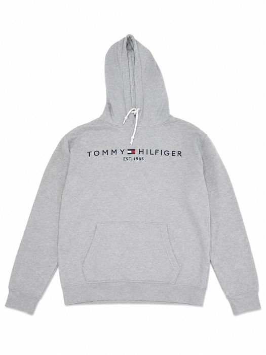 Tommy Hilfiger Bluza z Kapturem Szara L | Nowa Bez Metki