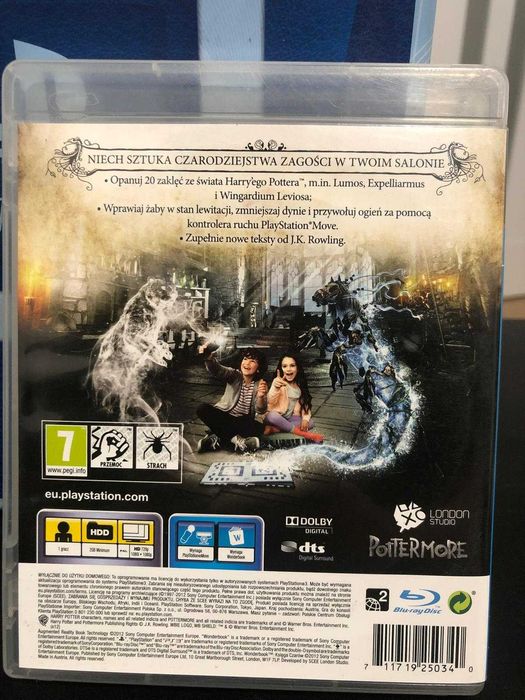 Księga Czarów Harry Potter Wonderbook PS3 Naucz sie zaklęć PL Dubbing