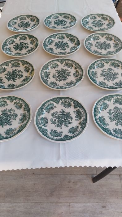 Talerze villeroy boch zielony fason