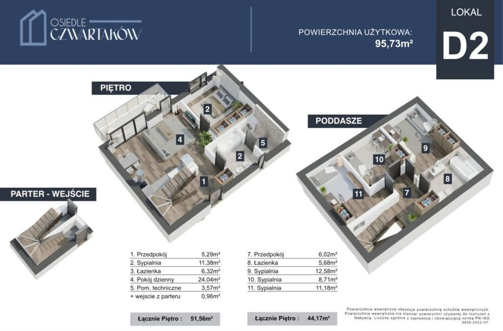 Dwupoziomowe 96 m² | 0% prowizji i PCC!