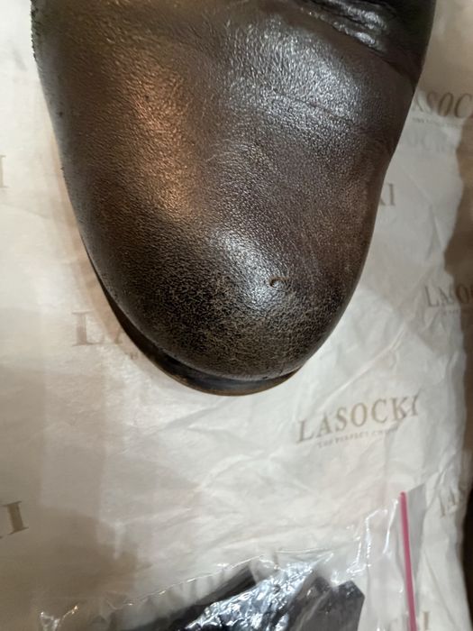 ZA DARMO Lasocki Kozaki plaskie damskie, brazowe, rozm. 37