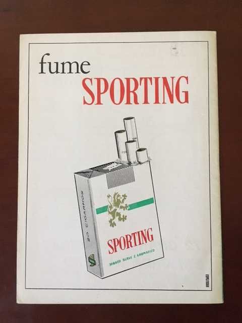 Futebol - Programa de Jogo - Época 1967/1968 - Sporting vs Académica