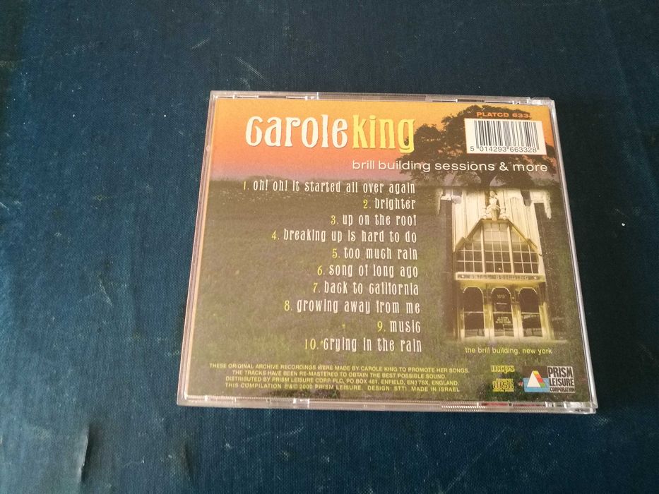CAROLE KING - Brill Building Sessions & More CD