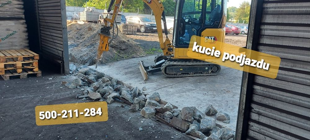 Minikoparka Transport Laweta Wywrotka Wozidło