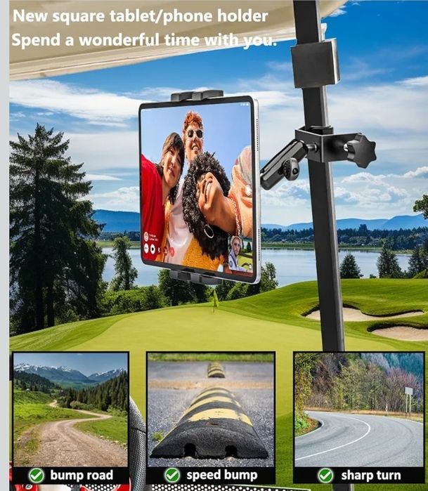 uchwyt na telefon do wózka widłowego  z metalowym zaciskiem E02/3