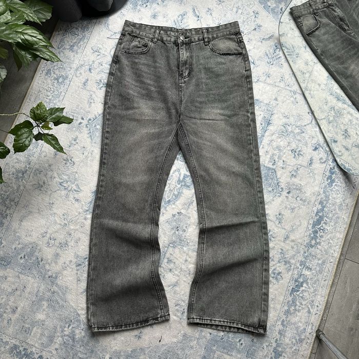 Bootcut gray archive washed jeans opium levi 512 527  фларед flared прямі серые клеш кльош черные буткат прямые клеш регуляр сірі архив унісекс