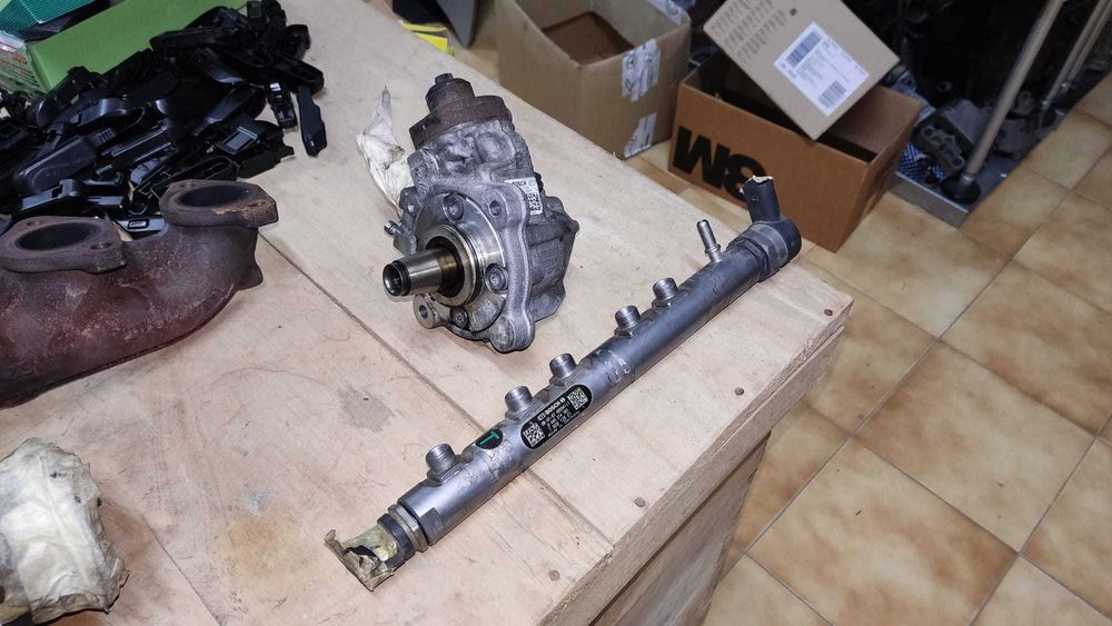 Régua e bomba de pressão BMW