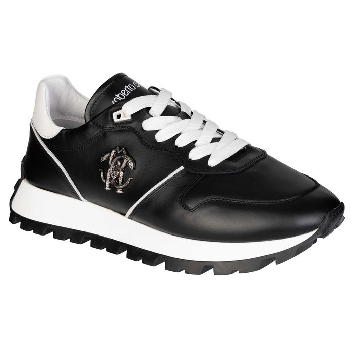 ROBERTO CAVALLI skórzane męskie sneakersy buty ITALY