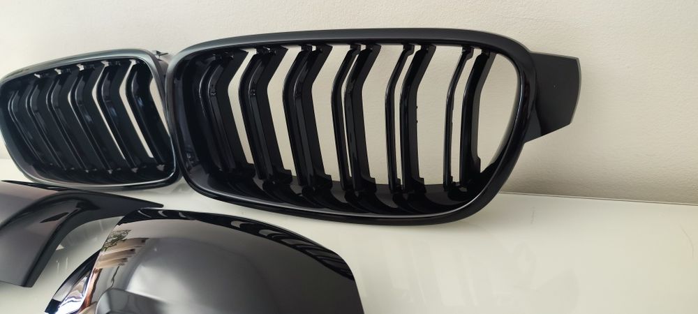 Conjunto personalização BMW Série 3 F30/F31 preto brilhante - novo