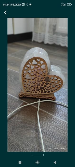 Соляний світильник