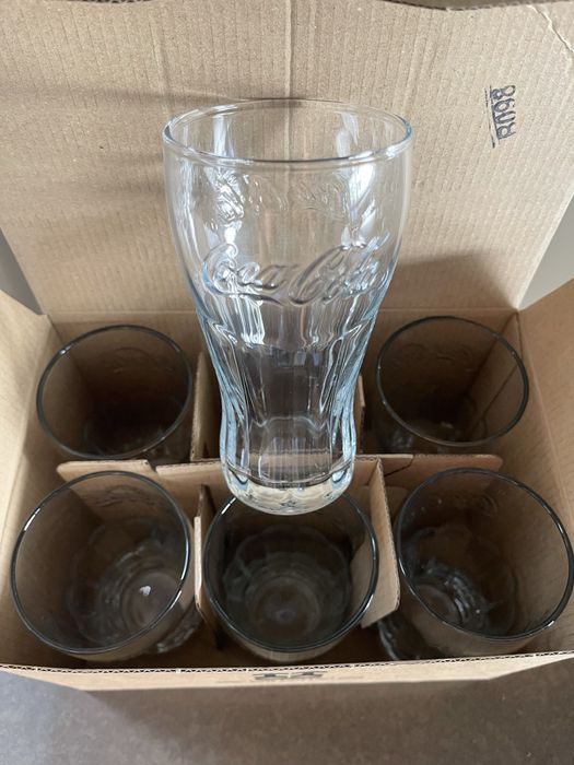 12 sztuk nowych szkalnek coca cola klasyczne