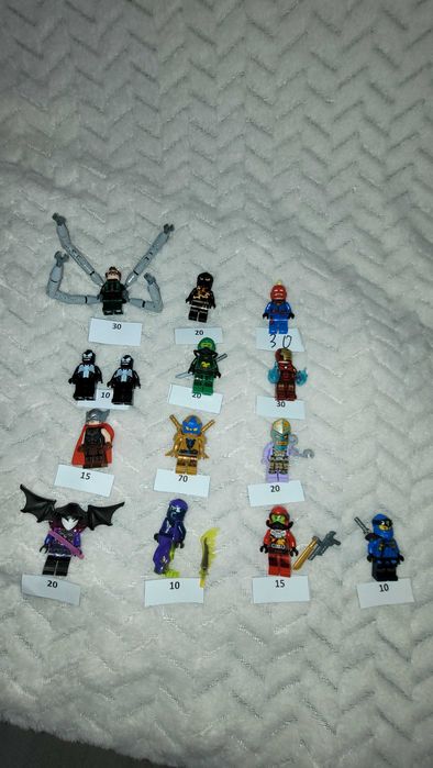 Figurki Lego Ninjago i Lego Marvel