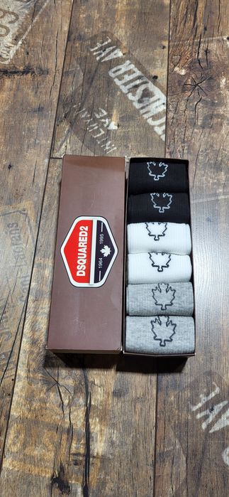 Dsquared2 długie skarpety męskie zapachowe uni premium 6 par