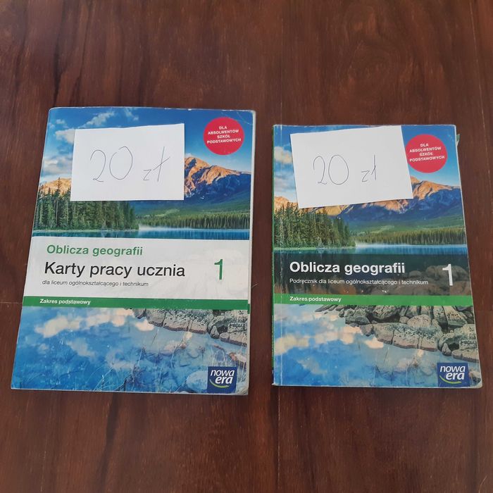 Oblicza Geografii / Karty pracy ucznia kl. 1.