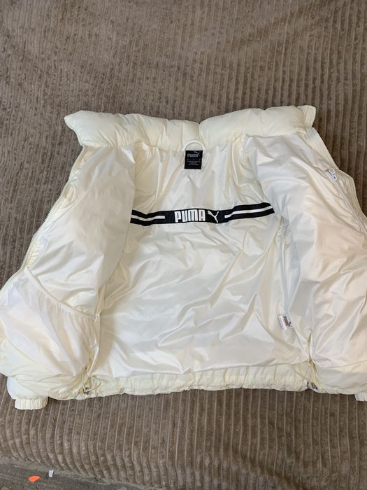 Пуховик  140 Puma Детский 104-152  Светлый Беж Пума,