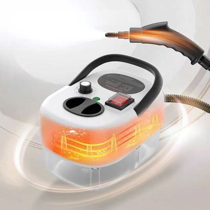 Пароочисник для дому парогенератор потужний 2200W з насадками