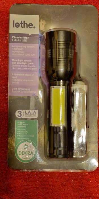 Latarka lethe 1200 mah