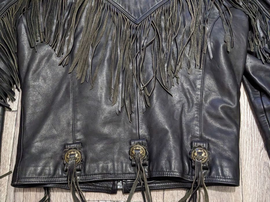 Вінтажна байкерська куртка косуха IXS p M