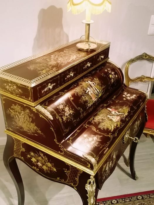 Bonheur-du-jour (Escrivaninha Secretária Papeleira) Luís XV