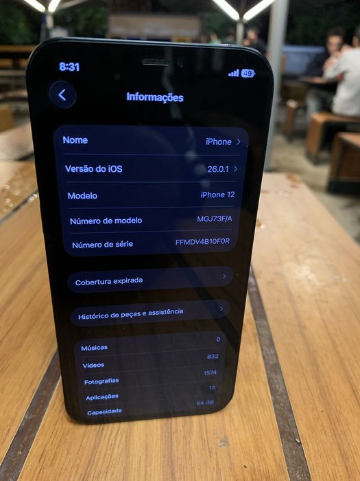 iPhone 12 vendo ou troco com 13