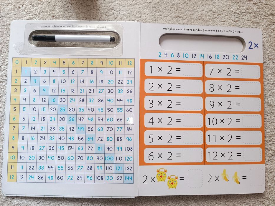 Erase-and-Write Multiplication Practice Book64737900793985122