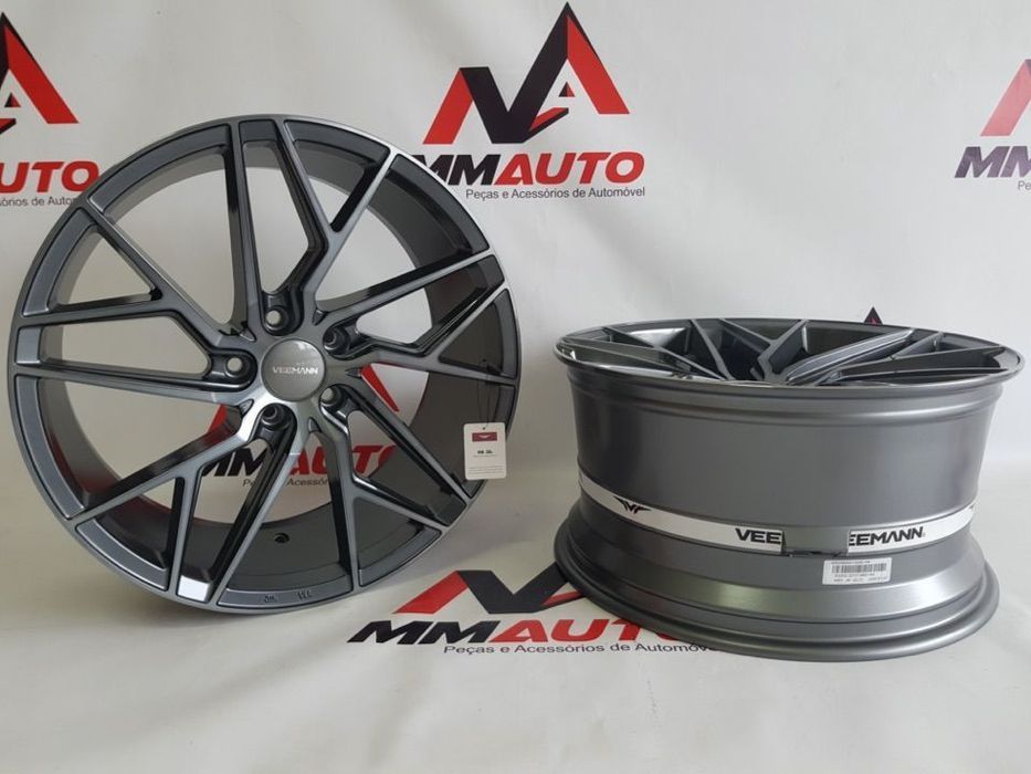 Jantes Veemann V-FS44 Graphite Smoke Machined 19