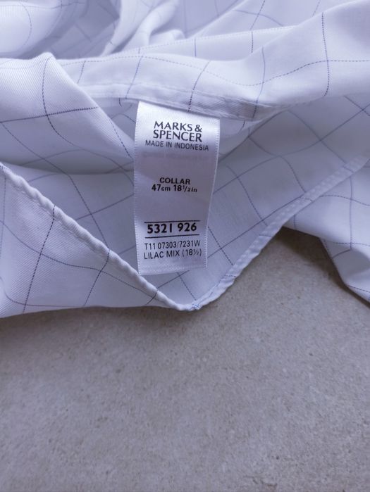Marks & Spencer  elegancka biała  koszula  rozmiar  5XL , 6XL