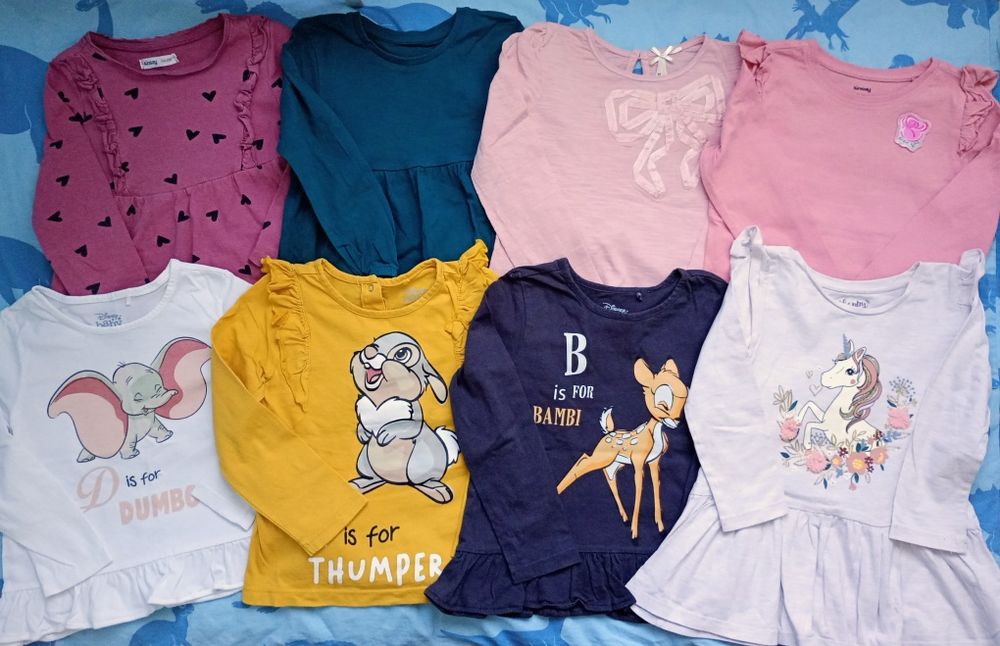 Ogromna paka ubrań r. 98-104