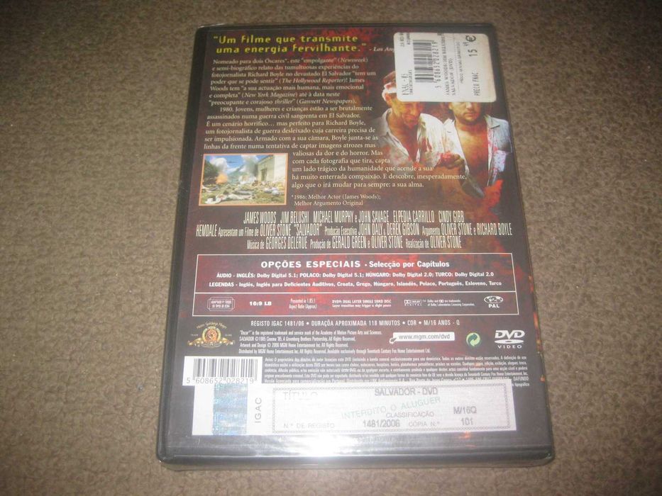 DVD "Salvador" by Oliver Stone/Sealed/Rare!64550846381699121