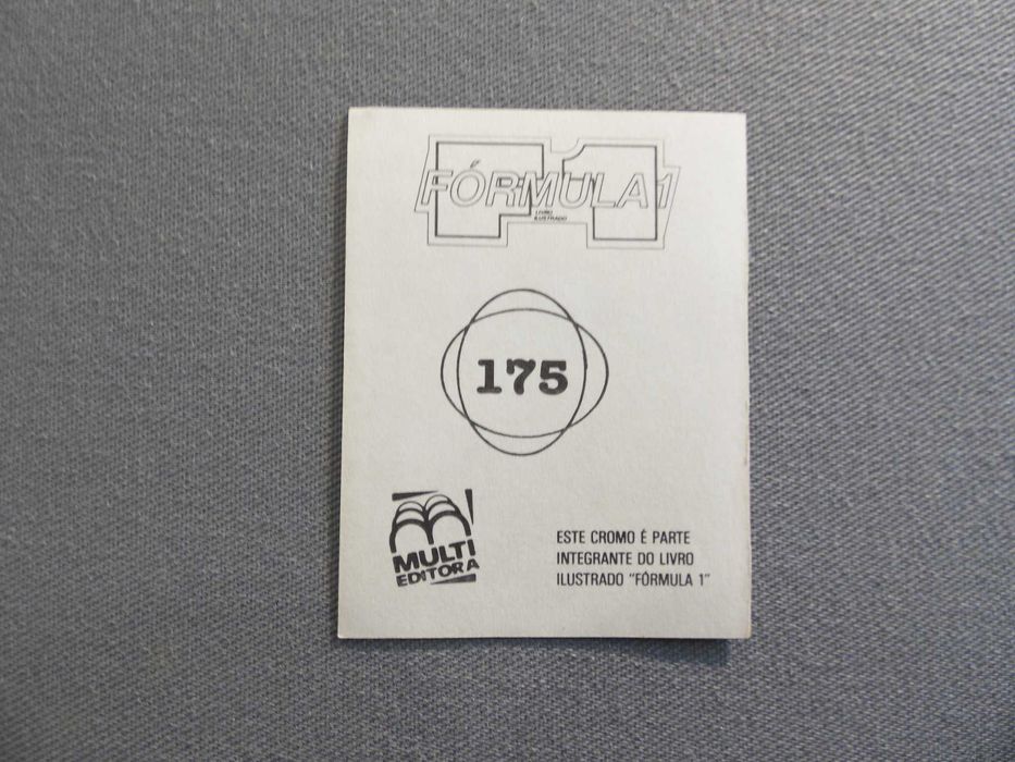 Cromo Nelson Piquet #175