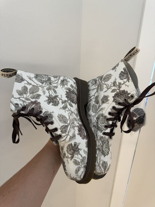 Buty glany wysokie Dr Martens pascal 1460 grey tapestry