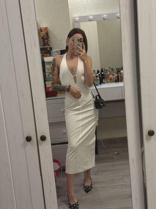 Біла  сукня zara