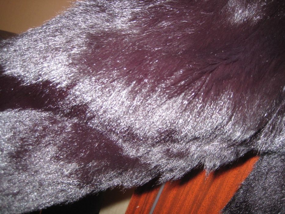 Шуба натуральная из меха козы Размер 50-52