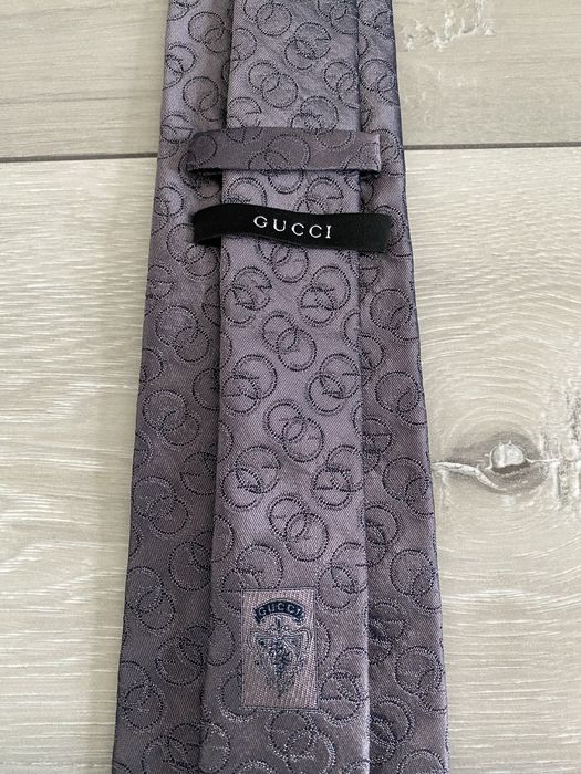 Krawat jedwabny Gucci