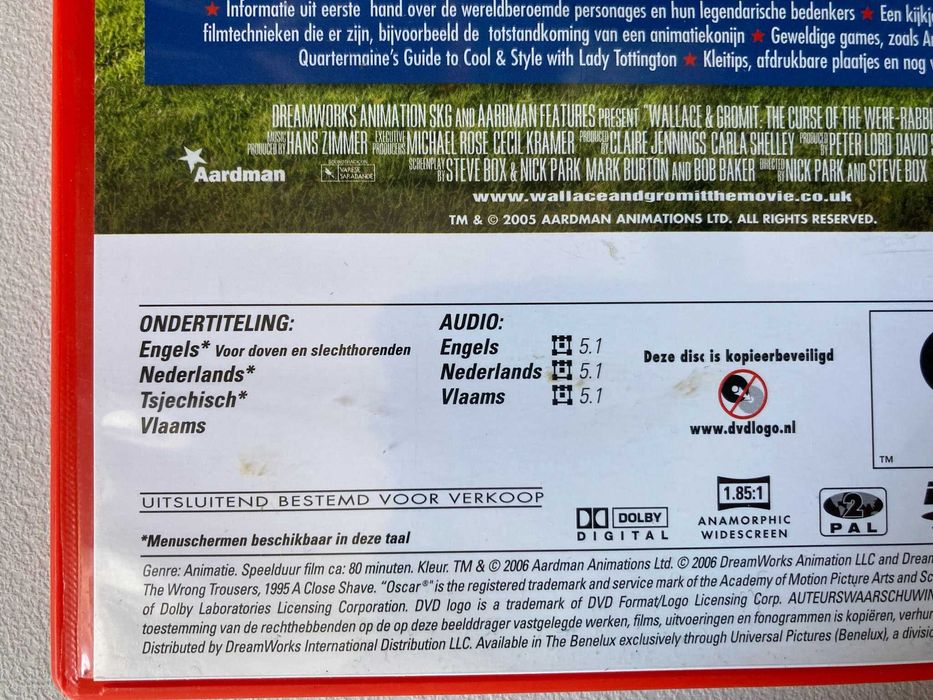 [DVD] Wallace & Gromit: The Curse of the Were-Rabbit