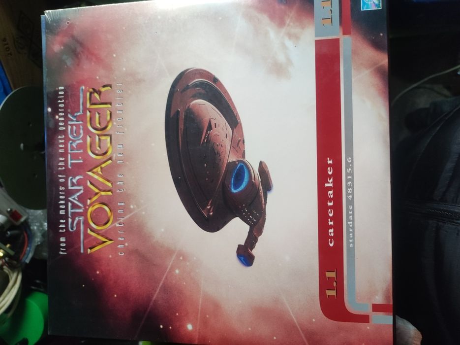 Laser disco Star trek novo só para colecionadores