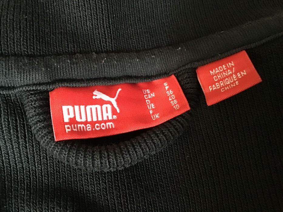 Puma czarna bluza z kieszeniami  rozmiar S/36