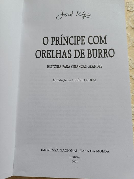 O Príncipe com Orelhas de Burro, José Régio