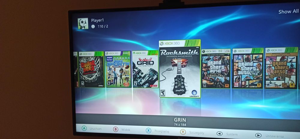 Xbox 360 RGH3 -100% sprawny, kinect,2 pady, Hdd 1TB, Gry, Emulat retro