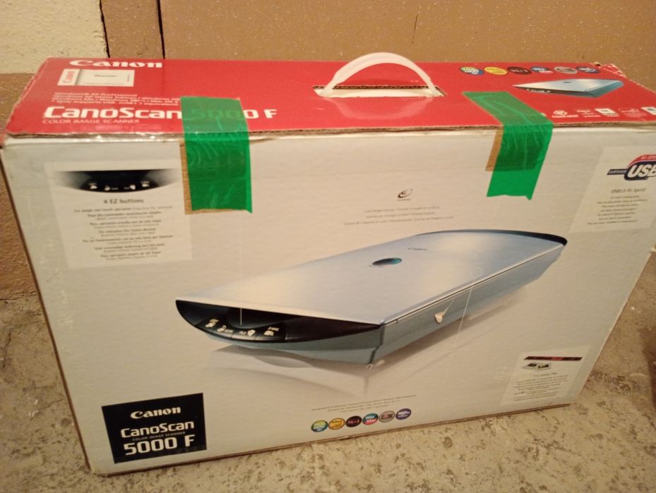 Skaner canon canoscan 5000 f uszkodzony