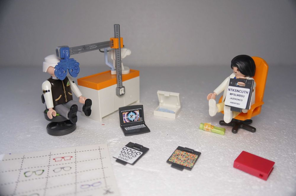Playmobil 668 Optyk Pokój Lekarz Okulista Playmobile