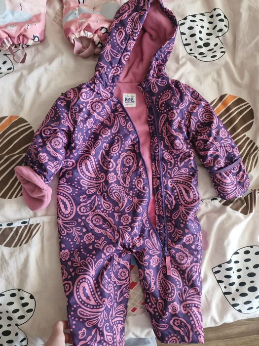 Подарую зимові комбінезон на дівчинку 74-86см